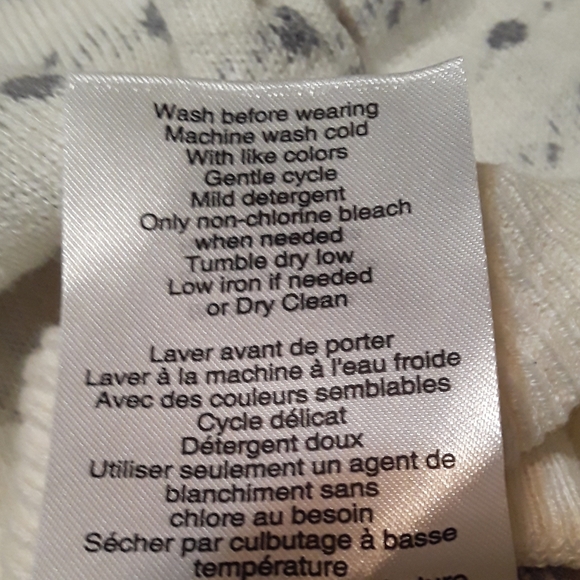 Motherhood white sweater with ruching on side - Picture 7 of 7